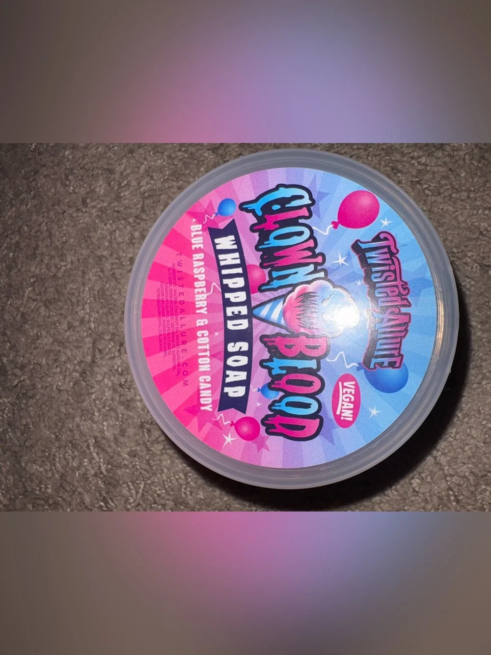 Twisted Nite Whipped Soap - Blue Raspberry & Cotton Candy (Pink & Blue)